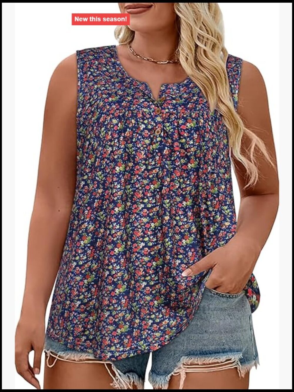 Plus Size Tank Top Sleeveless Blouse Oversized Loose Fit Summer Tops